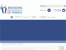 Tablet Screenshot of boissonsrafraichissantes.com